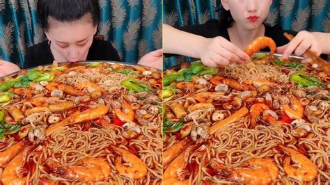 Yummy Super Spicy Noodles Eating Show #1 #ASMR #mukbang in 2020 | Spicy ...