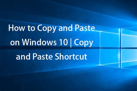 How to Copy and Paste on Windows 10 | Copy and Paste Shortcut