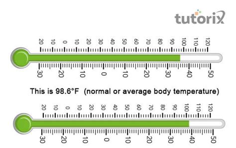 Thermometer Reading Temperature