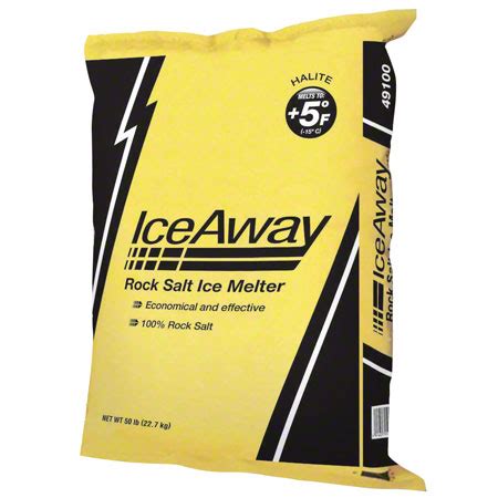 IceAway Rock Salt Ice Melter - 50 lb. Bag | Allied-Eagle - Mellocraft