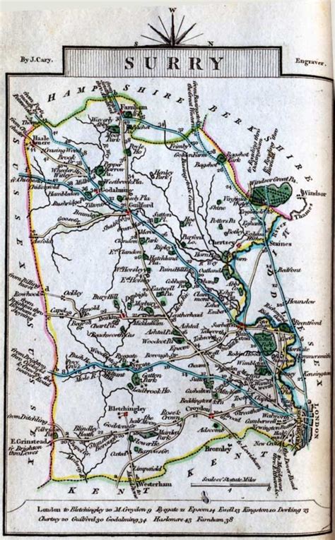 Jane Austen Gazetteer - Emma - Box Hill, Surrey