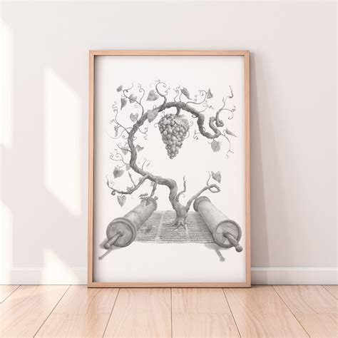 I Am the Vine, Art Print - Large Size – First Fruits of Zion Resources ...