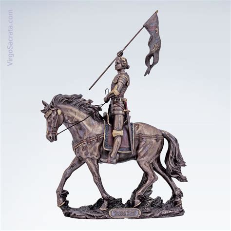 Saint Joan of Arc Statue cold cast in Bronze ⋆ Virgo Sacrata