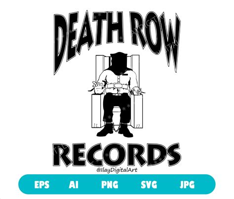 Death Row Svg Death Row Records Svg Gangsta Rap Svg 2pac | Etsy New Zealand