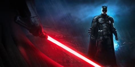 Star Wars vs DC Fan Art Imagines Epic Darth Vader & Batman Showdown