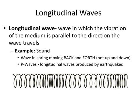 Example Of Longitudinal Wave - Types of Waves - Longitudinal ...