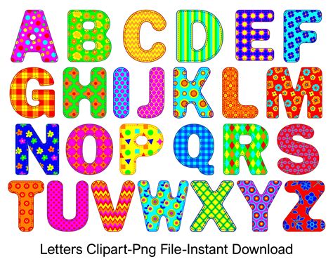 Alphabet Clipart | ubicaciondepersonas.cdmx.gob.mx