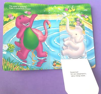 Kiddieszone: BK 151 : Barney Goes to the Zoo (Lift & Peek)