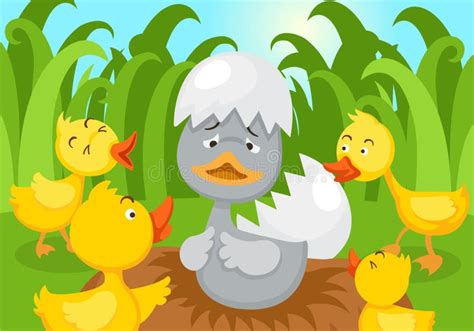 Ugly Duckling Story Stock Illustrations – 70 Ugly Duckling Story Stock ...