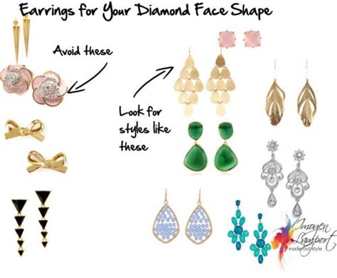 Earrings for Your Face Shape - Diamond