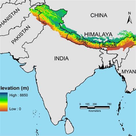 Himalayas In India Map – Get Map Update