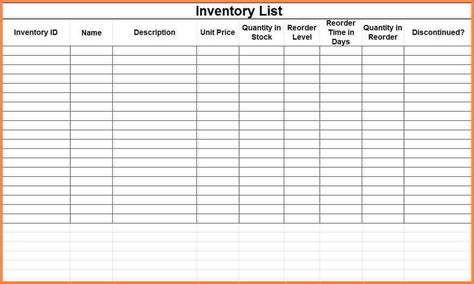 Free Business Inventory Spreadsheet within Small Business Inventory ...