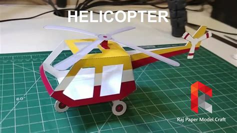 Helicopter Papercraft Helicopter Mi 2 Paper Model Kit 3d Paper Craft ...