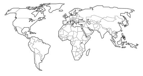 printable world map to color — Postimage.org | Color world map, World ...