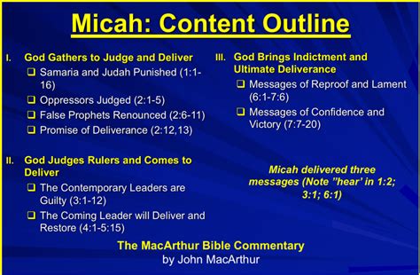 Micah: Do What is Right – An Approved Workman