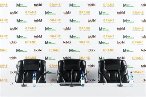 Press Conference Backdrop Banner Mockup, Graphic Templates - Envato ...