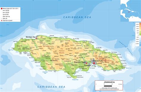 Jamaica Map - MapSof.net