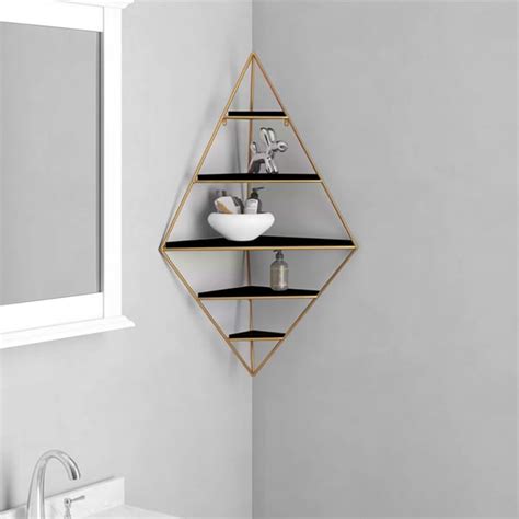 Free Shipping on Modern Corner Wall Shelves Triangle Floating Shelves ...