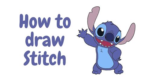 How To Draw Stitch Step By Step