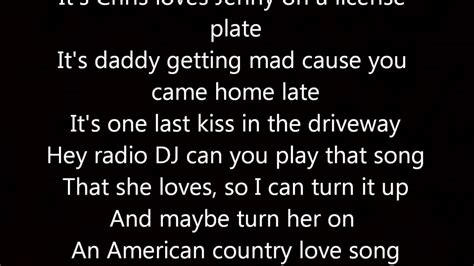 Jake Owen American Country Love Song Lyrics - YouTube