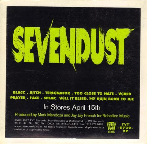 Sevendust – Sevendust (1997, CD) - Discogs