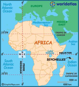 Seychelles Map Africa