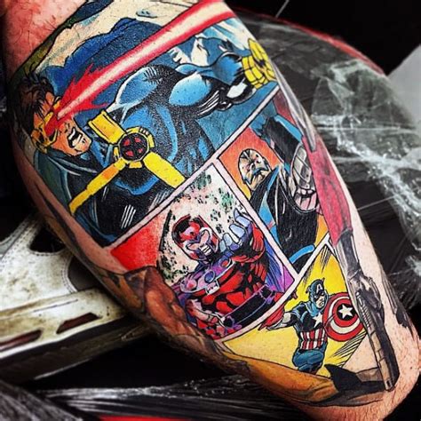 70 Captain America Tattoo Designs For Men - Superhero Ink Ideas