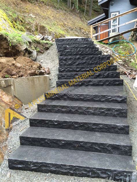 Basalt Steps - A Plus Vietnam Natural Stone Supplier