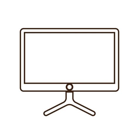 black and white television logo 13783802 Vector Art at Vecteezy