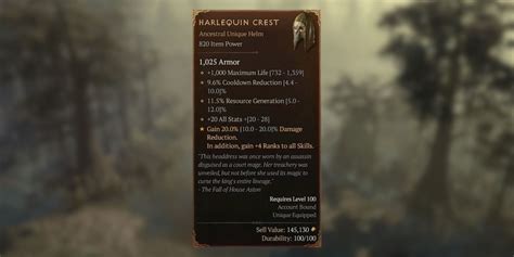 Diablo 4: How to Get Harlequin Crest (Shako)