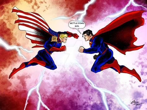 Homelander Vs Superman by ozone717 | Superhero wallpaper, Superman art ...