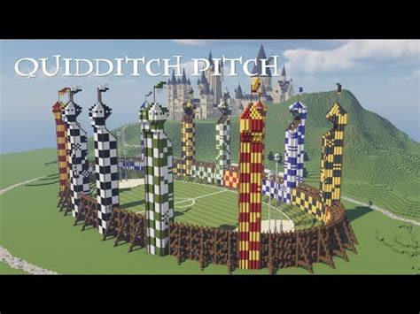 Minecraft Quidditch Pitch - Hogwarts - YouTube