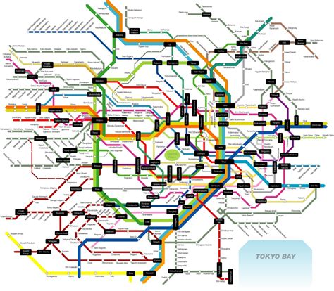 Metro Tokyo: la mappa e tutte le info utili - Turista Fai Da Te