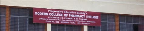 PES Modern College of Pharmacy (For Ladies) Pune Courses & Fees ...