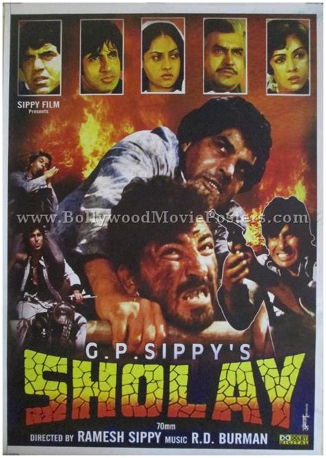 Buy Sholay original movie poster