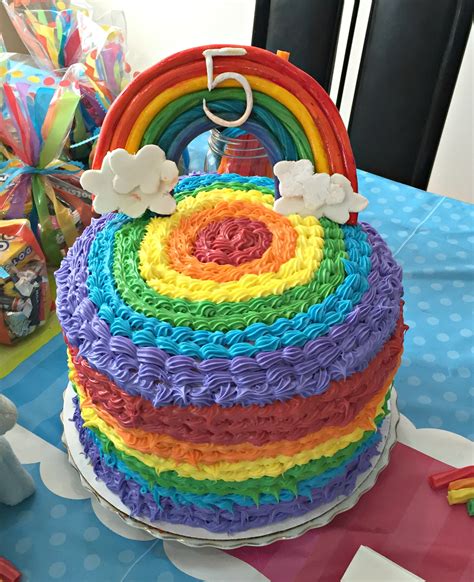 Rainbow birthday cake | The Stitching Scientist