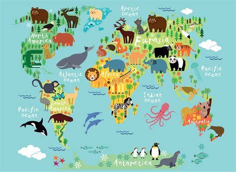 Map Of The World For Kids Map Of The World | Images and Photos finder