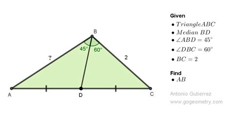 Geometry Problem 1517: Unlocking Triangle Side Length: Solving with a ...