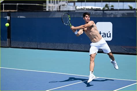 Photo: carlos alcaraz tennis warm up 004. | Photo 4913512 | Just Jared ...