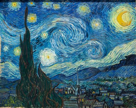 Starry Night Sky - Van Gogh Reimagined - tropicalexpressllc.com