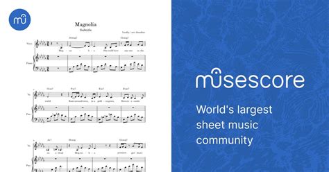 Magnolia – Laufey Sheet music for Piano, Voice (other) (Piano-Voice ...