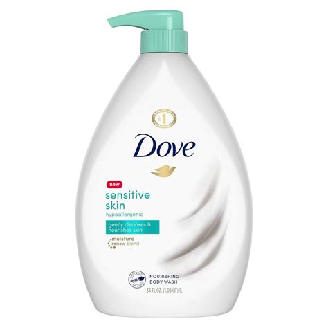 Dove Sensitive Skin Sulfate-Free Body Wash - 34 fl oz | Dove sensitive ...