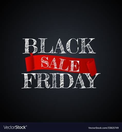 Black friday sale banner template Royalty Free Vector Image