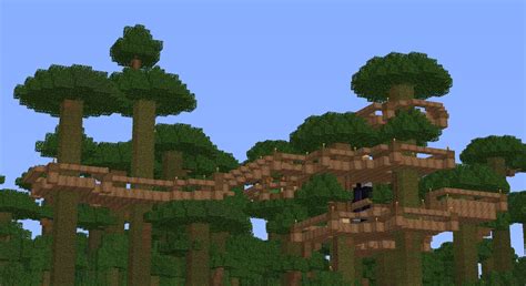 Survival Jungle Treehouse. Been playing this world for weeks : r/Minecraft