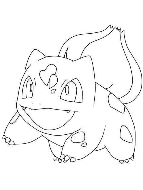 Pokemon Bulbasaur coloring pages - Free Printable