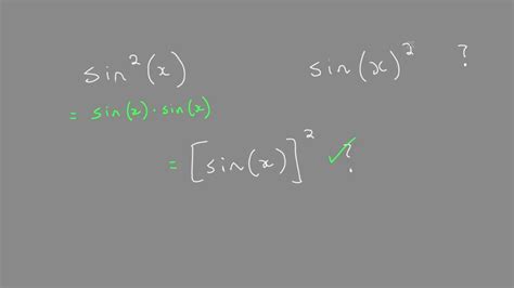 Sine Squared... - YouTube