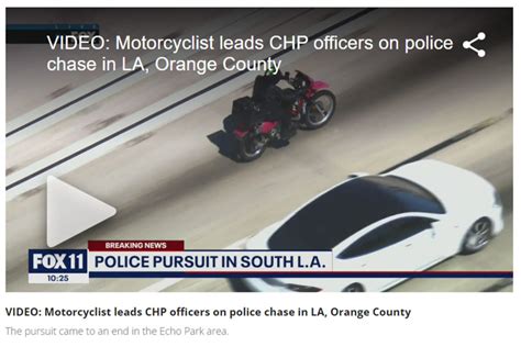 Police Chase Motorcyclist Through 2 Counties in California | Rider Magazine