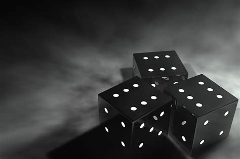 free download | Dice, trio, black, white, abstract, HD wallpaper | Peakpx