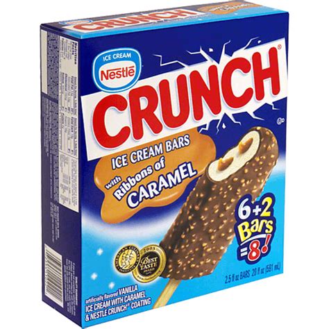 Crunch Ice Cream Bars with Ribbons of Caramel, Bonus | Sandwiches ...