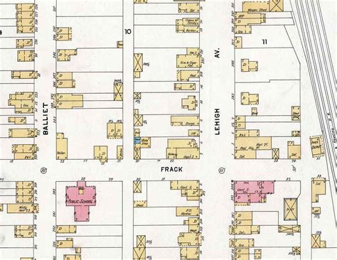 1898 Town Map of Frackville Schuylkill County Pennsylvania - Etsy UK